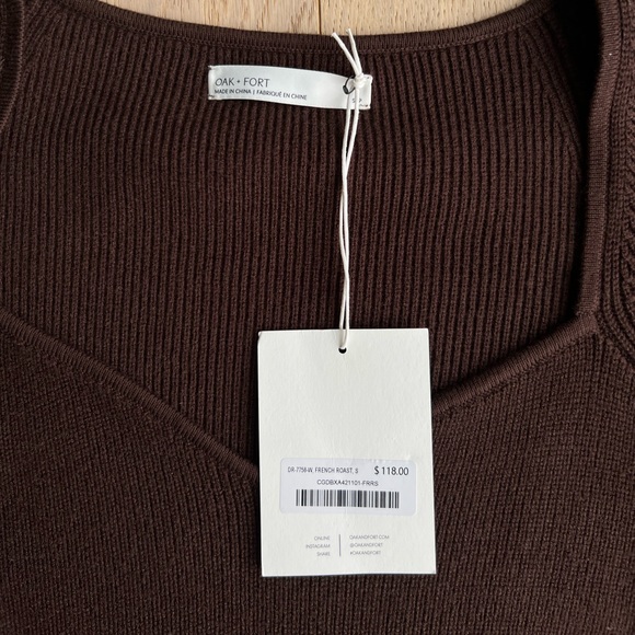 (NWT) Oak + Fort Brown MIDI Dress - Picture 8 of 8